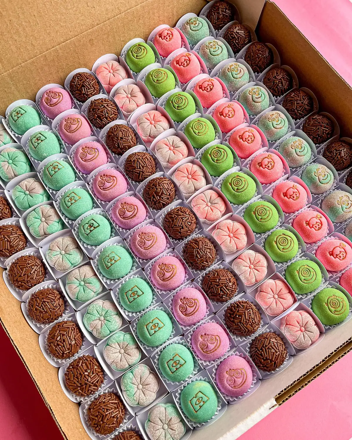 Trabalho artesanal da Quero Brigadeiro