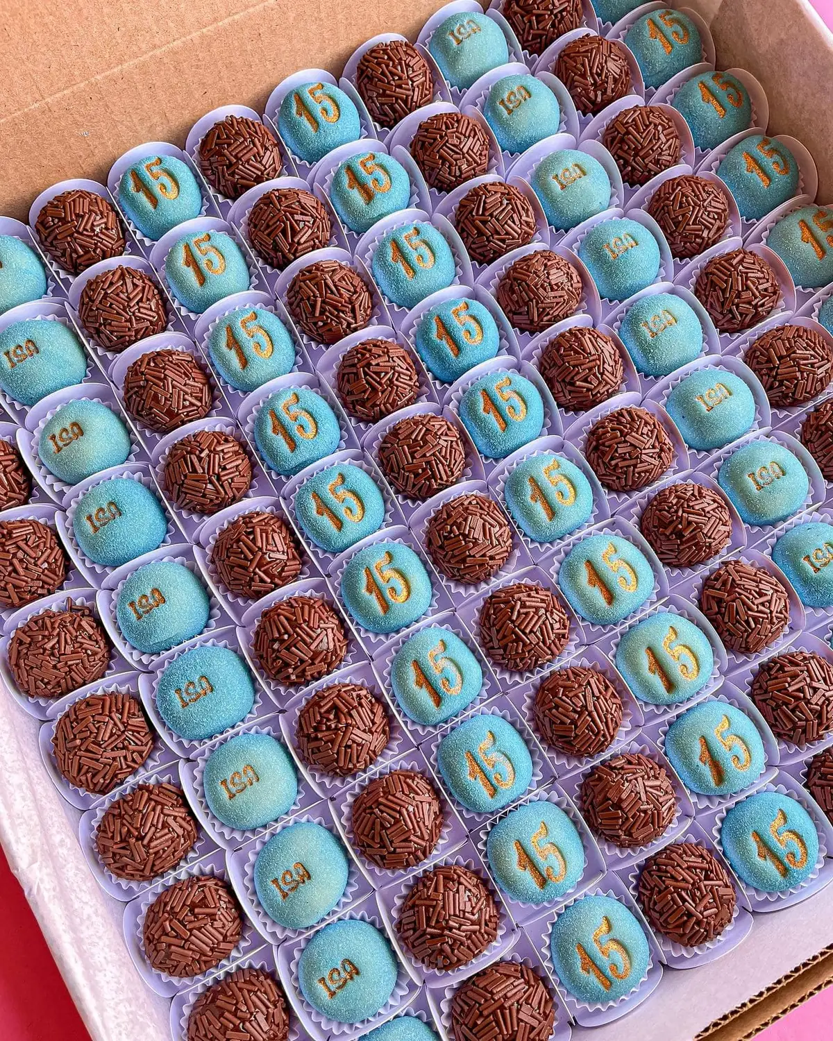 Trabalho artesanal da Quero Brigadeiro